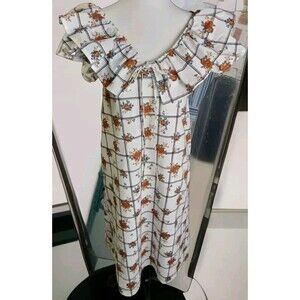 Zara Dress Size S Floral Ruffle Off The Shoulder Front Tie